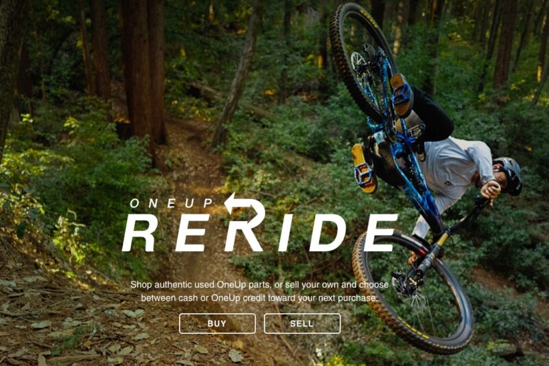 OneUp Introduces ReRide, an Online Marketplace to Buy and Sell Pre-Owned Components