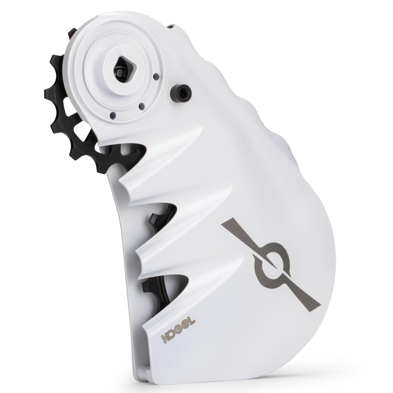 studio image of the Kogel Kolossos Pulsar Aero in white
