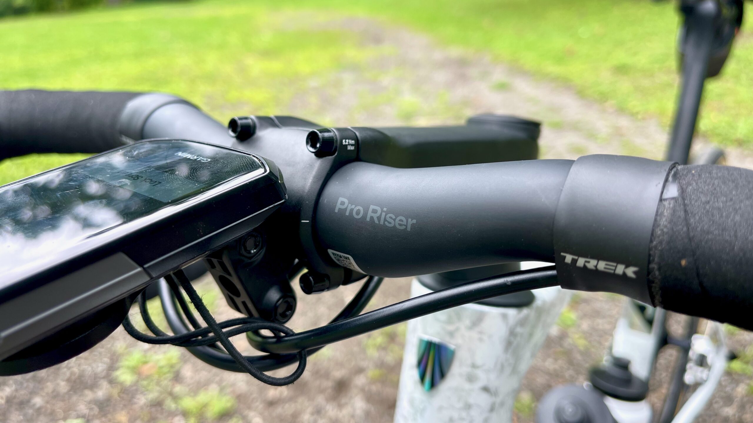 Trek Domane SLR 9 Review riser bar
