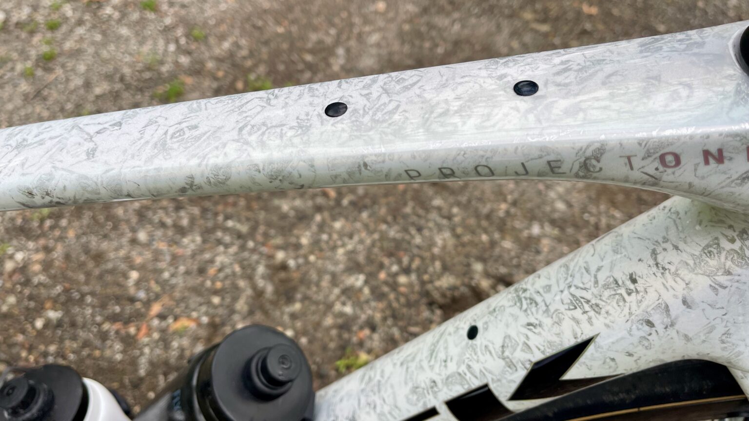 Trek Domane SLR 9 Review top tube mount