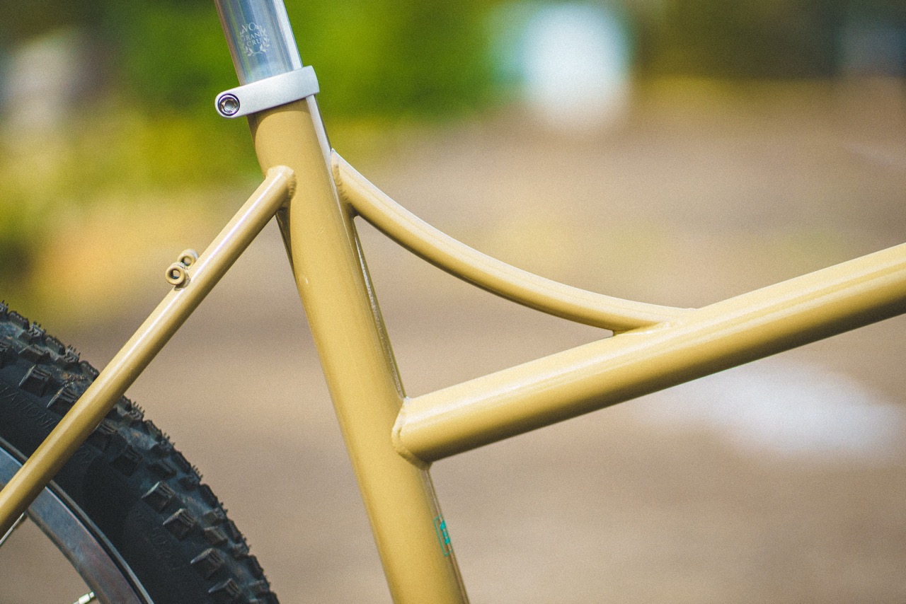 Velo Orange x Blue Lug Escargot Cargo Bike closeup