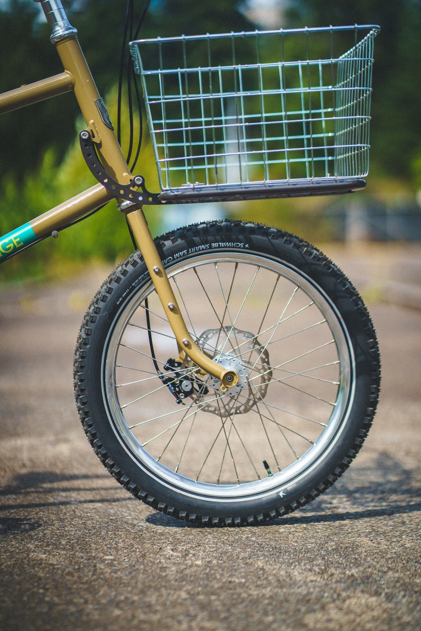 Velo Orange x Blue Lug Escargot Cargo Bike front