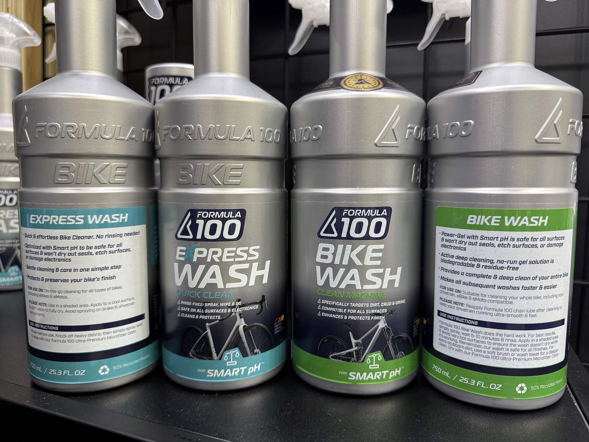 formula 100 gel bike wash spray.