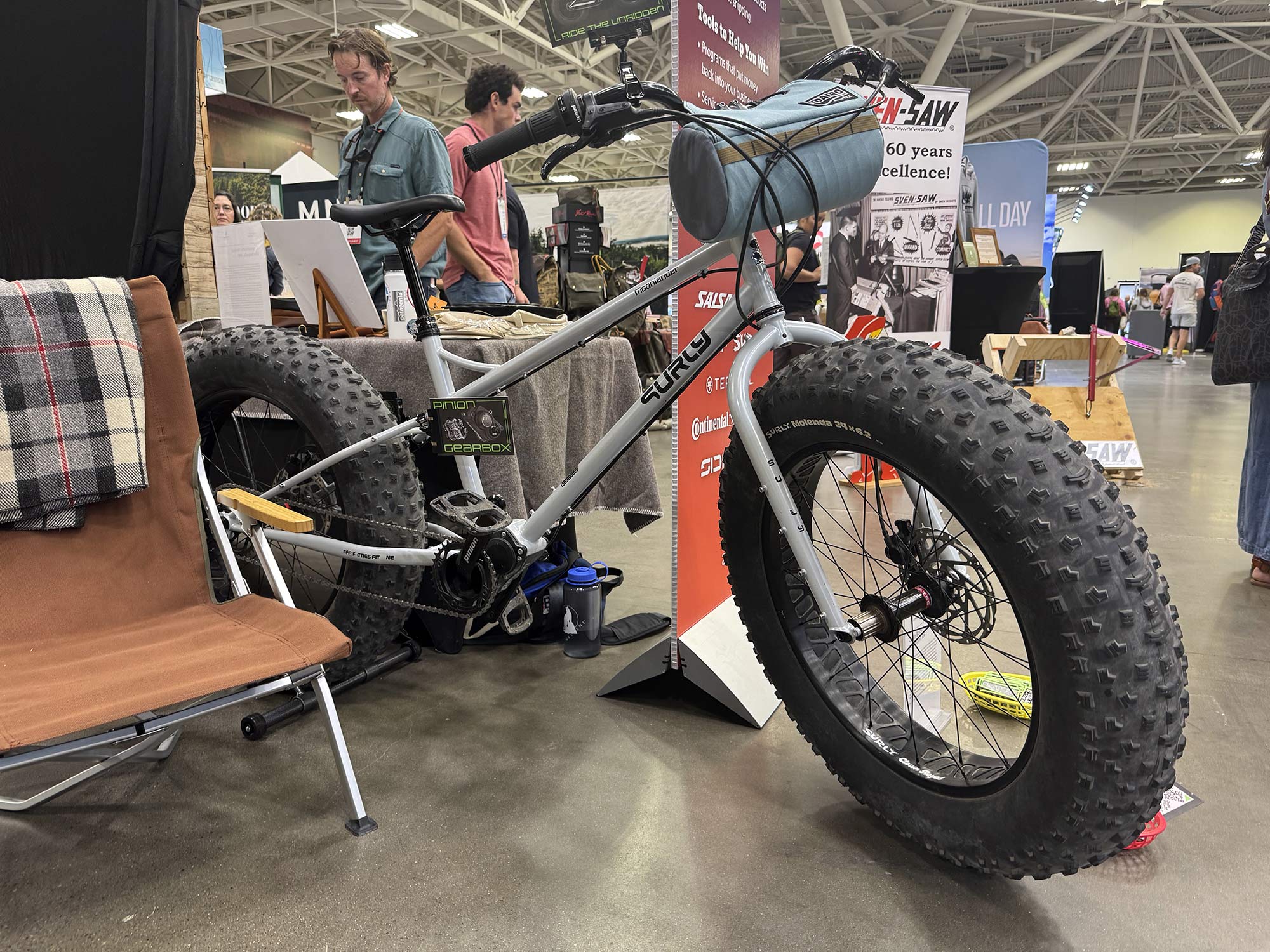 surly moonlander fat bike at outdoor retailer 2026 show.