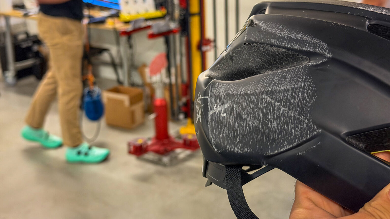 helmet drop test