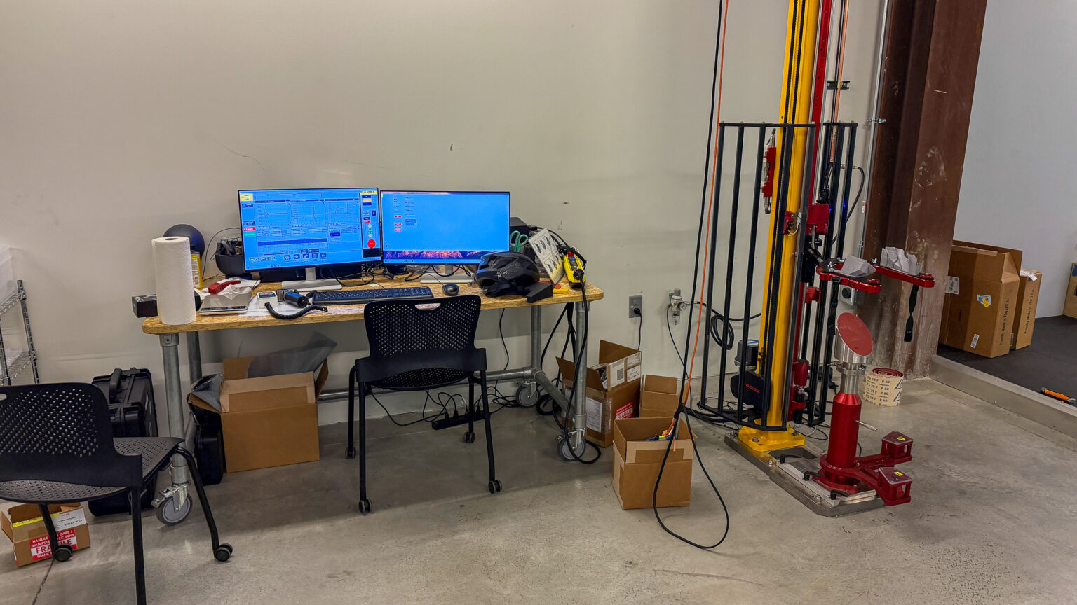 BOA helmet test facility