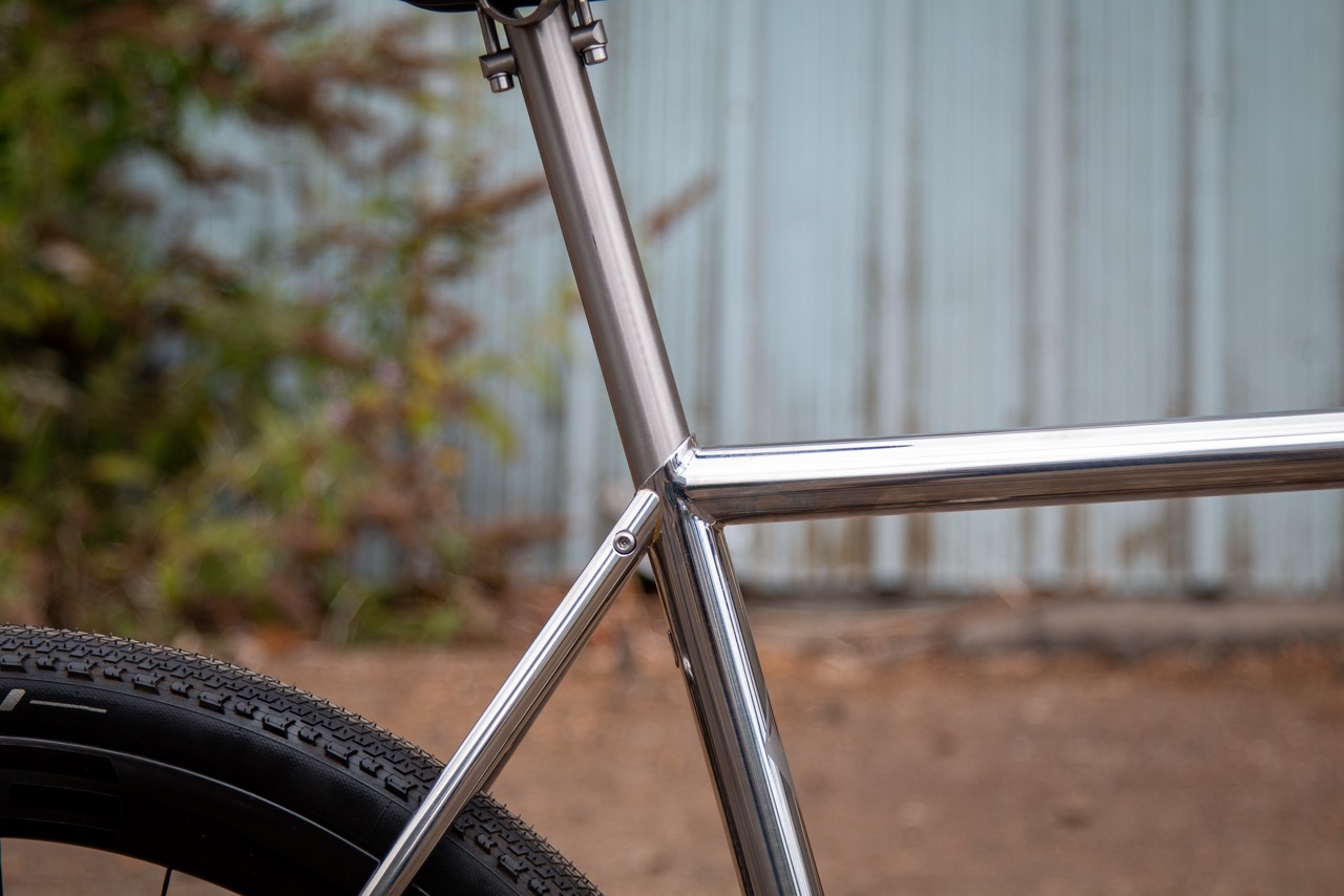 Barco Italian steel polished frame