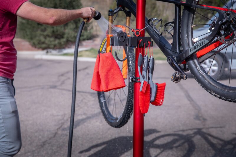Feedback Sports’ New Brush Bar Turns Your Repair Stand Into a Bike Wash Station