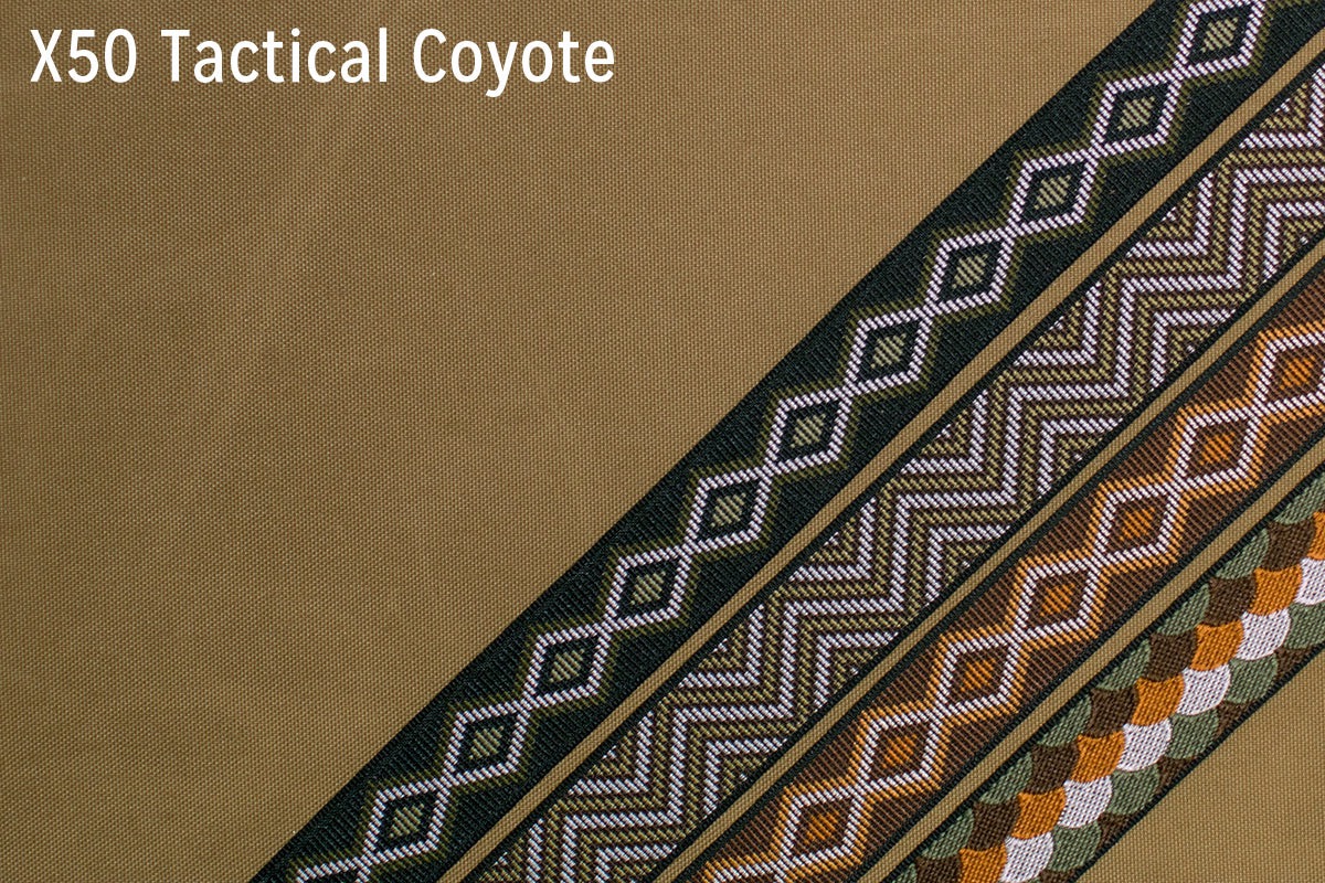 Camp and Go Slow X Rockgeist Custom Frame Bags coyote
