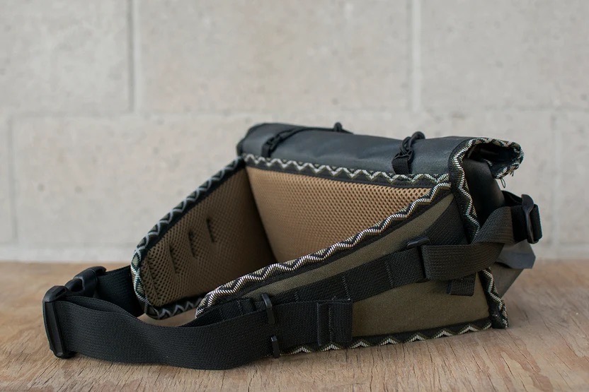 Camp and Go Slow X Rockgeist Custom Frame Bags lil dump rear