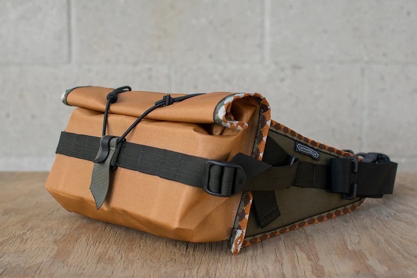 Camp and Go Slow X Rockgeist Custom Frame Bags lil trout dump