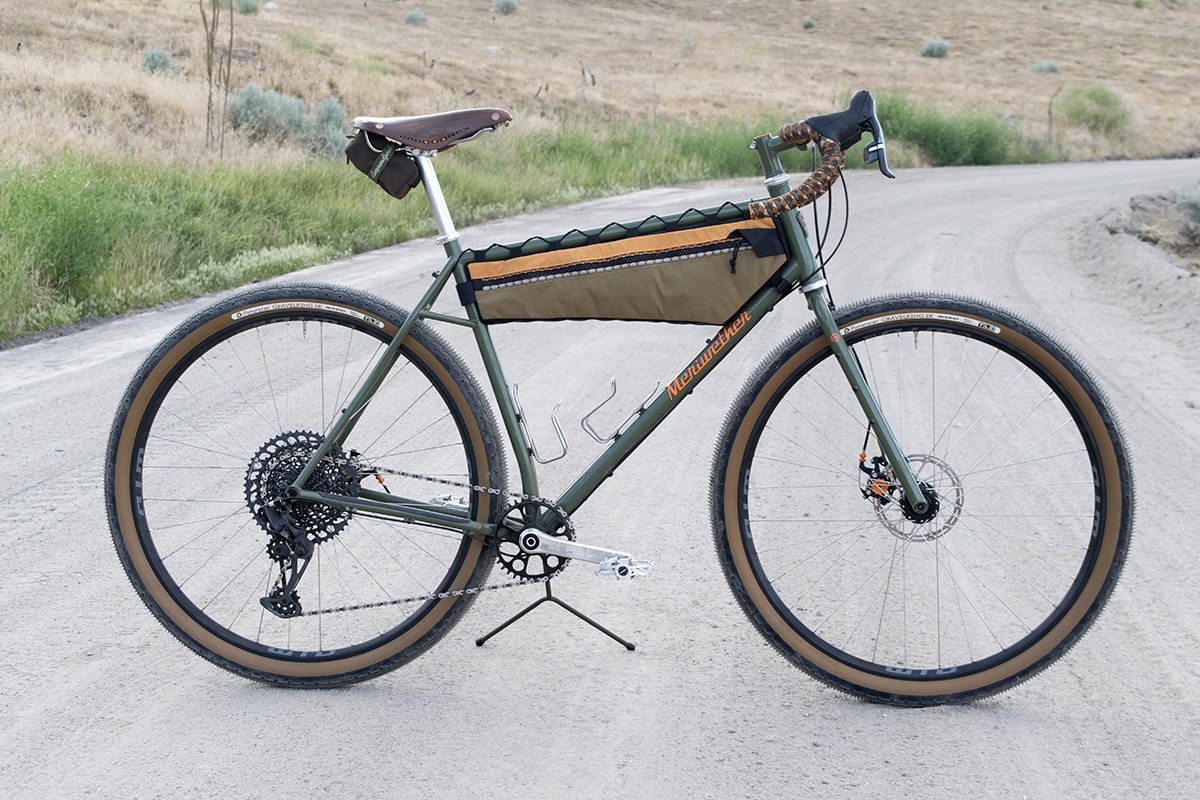Camp and Go Slow X Rockgeist Custom Frame Bags merriwether half bag