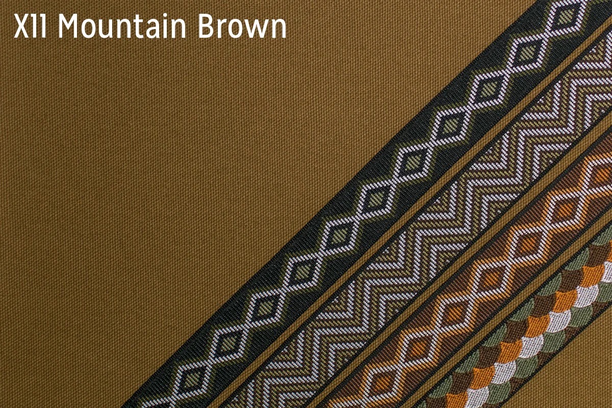 Camp and Go Slow X Rockgeist Custom Frame Bags mtn brown