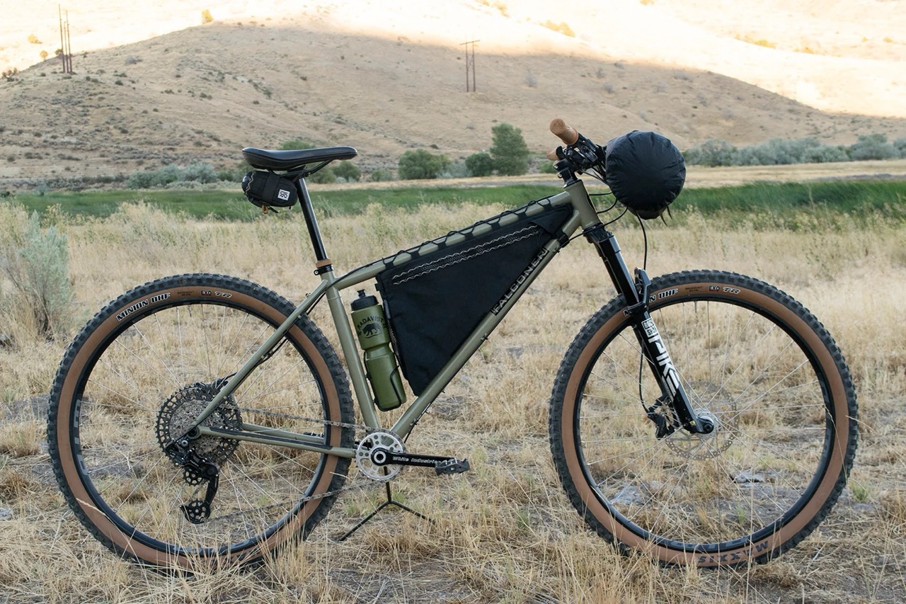 Camp and Go Slow X Rockgeist Custom Frame Bags wedge bag