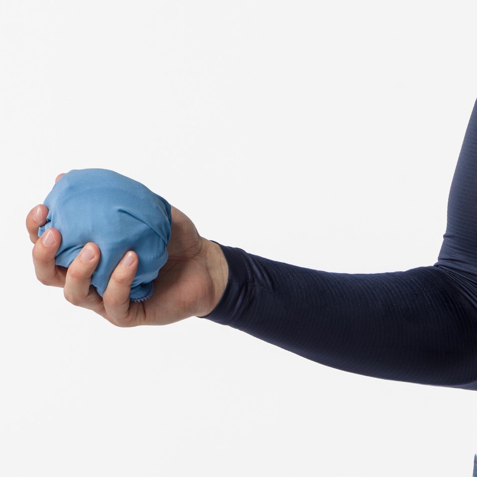 studio image of a person holding the castelli Espresso 2 vest in their hand