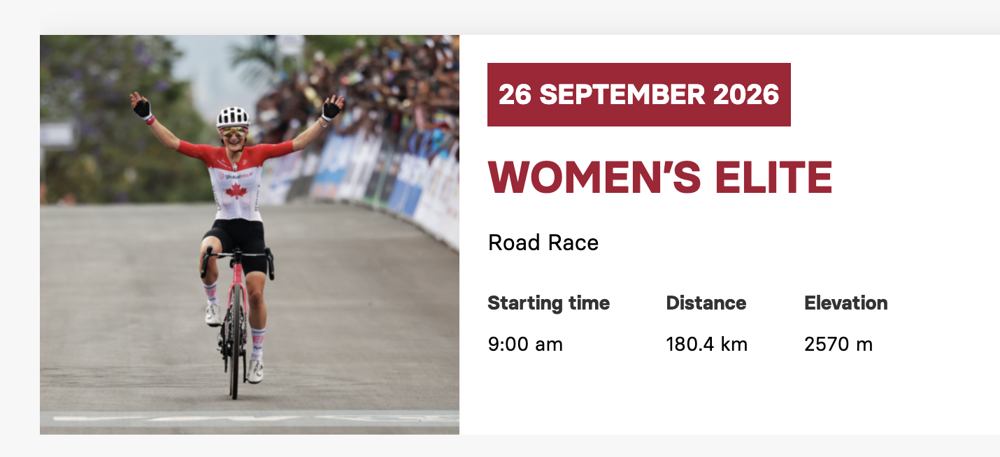 How to watch the 2026 UCI Road World Championship