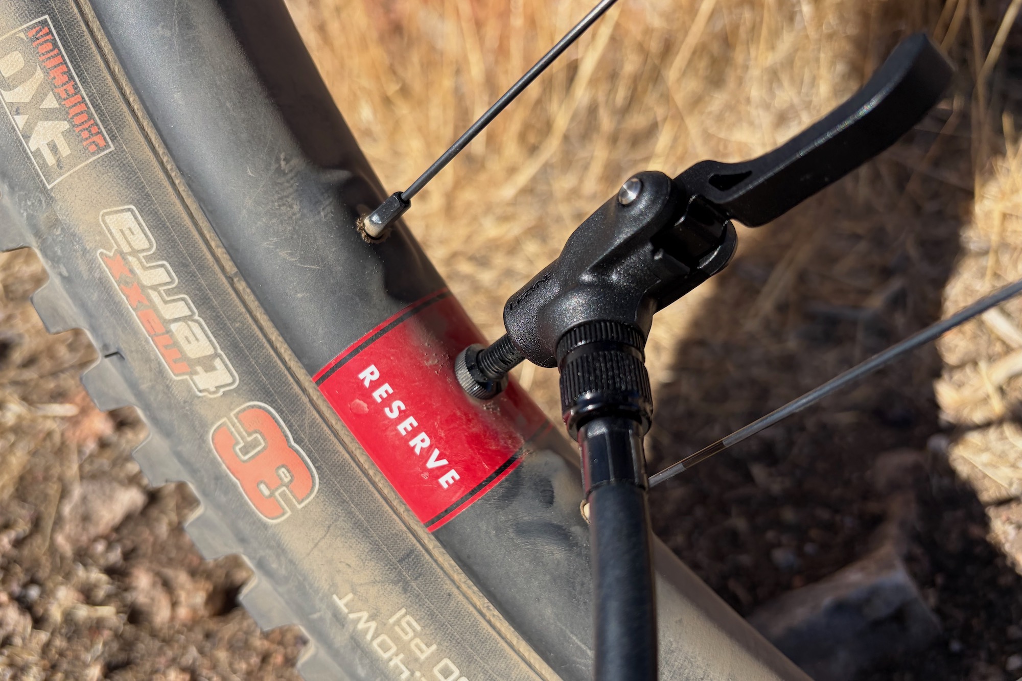 the lever-lock presta chuck on a reserve fillmore valve