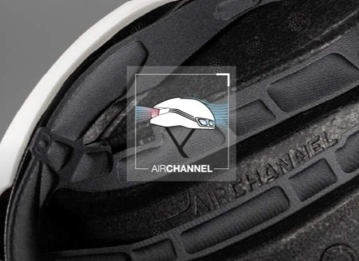 Mavic Comete Ultimate Helmet Airflow inside close up