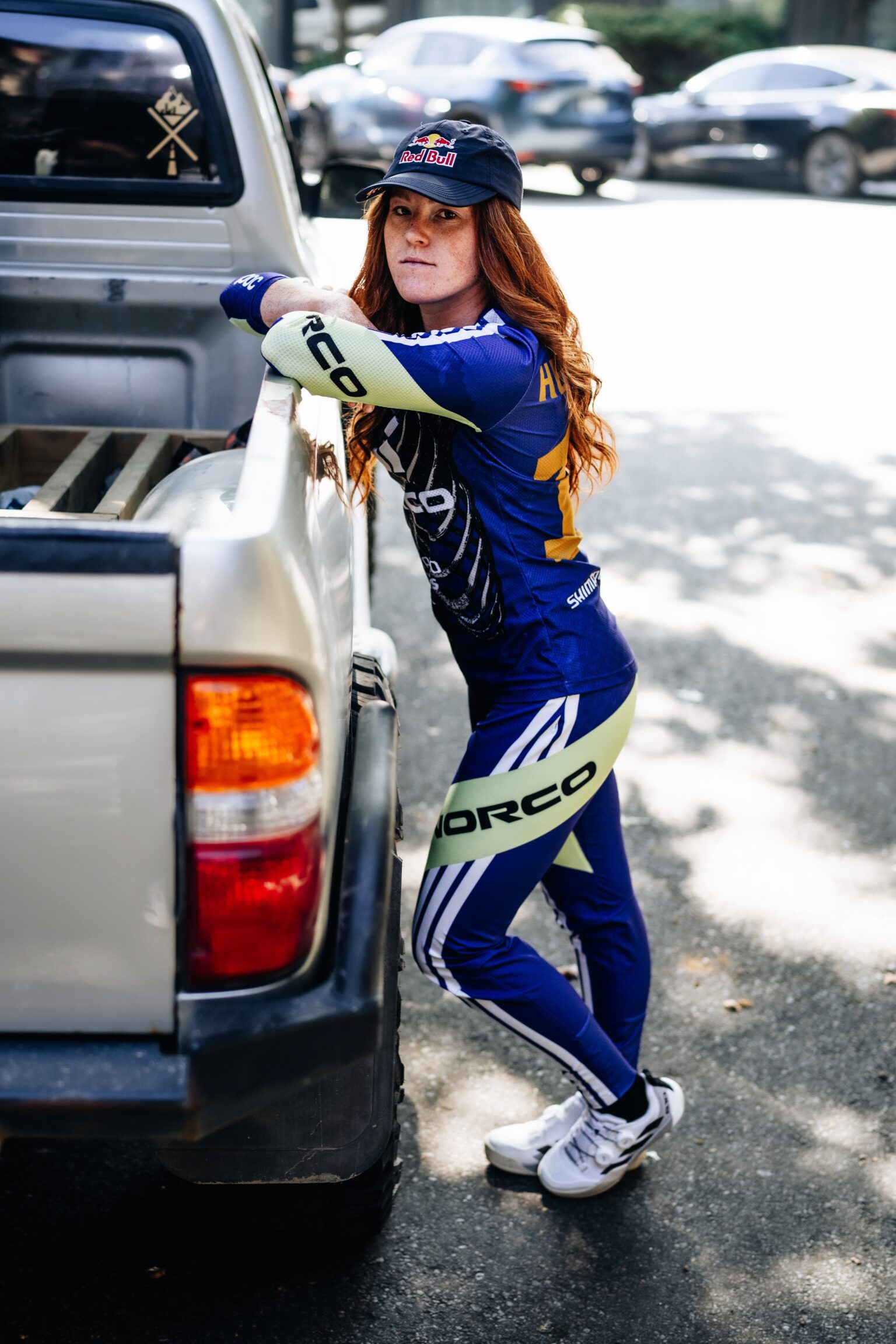 Gracey Hemstreet wearing her NaRD team kit.