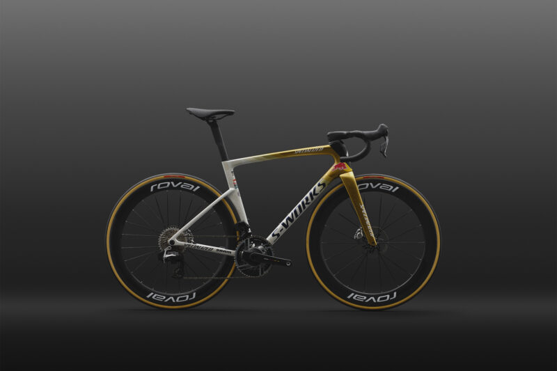 Specialized Gives Remco Evenepoel a Gold S-Works Tarmac SL9, Limited to 100 Bikes