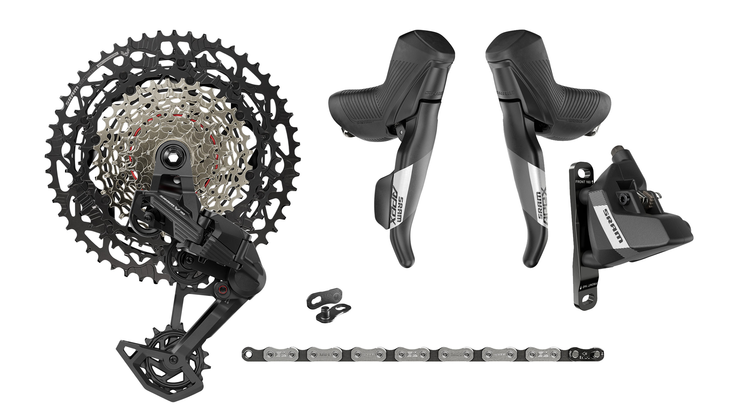 Ratio Drop Bar Conversion kit for full mount mechanical SRAM Eagle 70/90 T-Type Transmission: required SRAM components