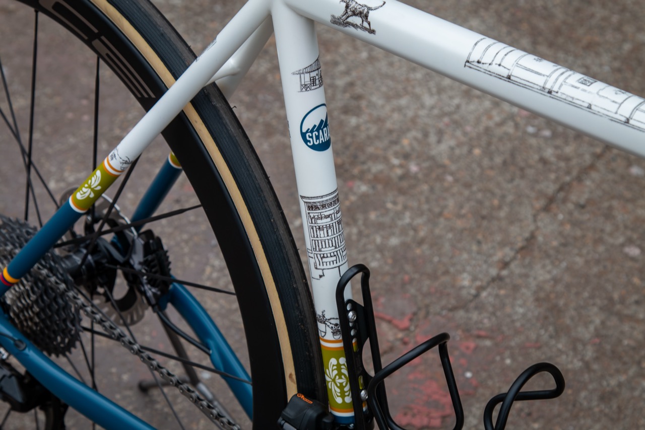 Scarab road bike ink transfer