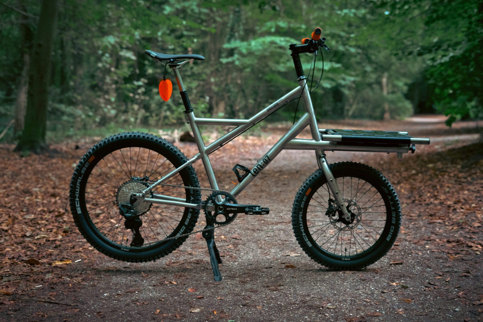 Ten:07 Unicorn Pony Ultra-Compact Cargo Bike Goes Titanium: A Bespoked Preview