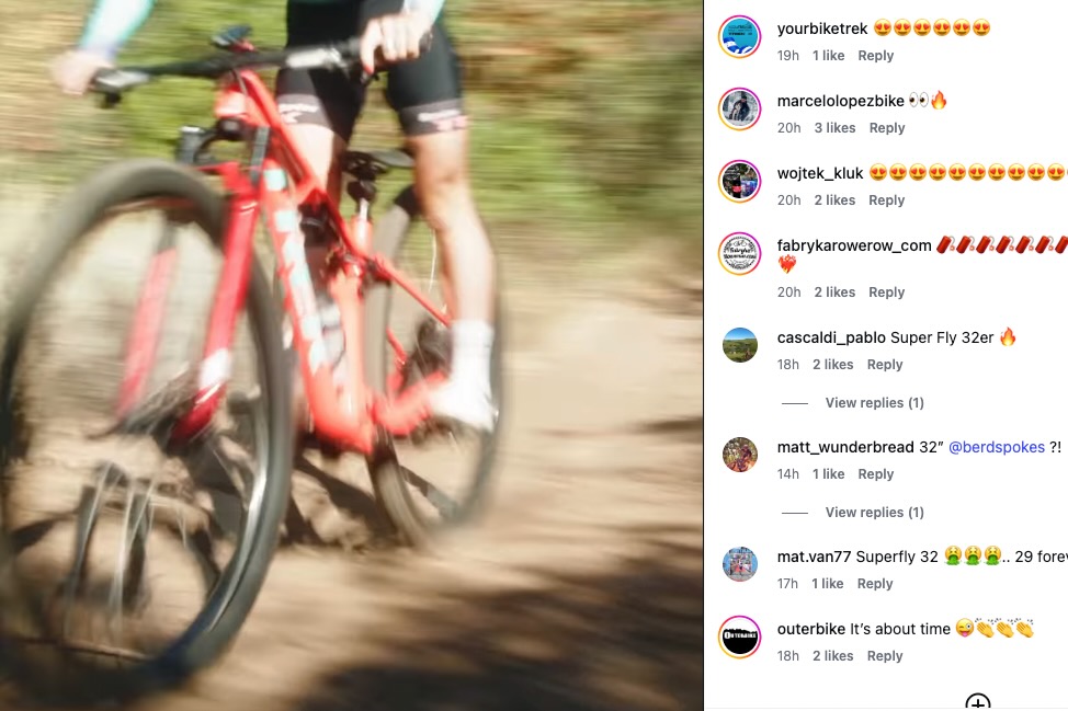 Trek Teases New 32” XC Bike on Social Media, Says “Something Big is Here”