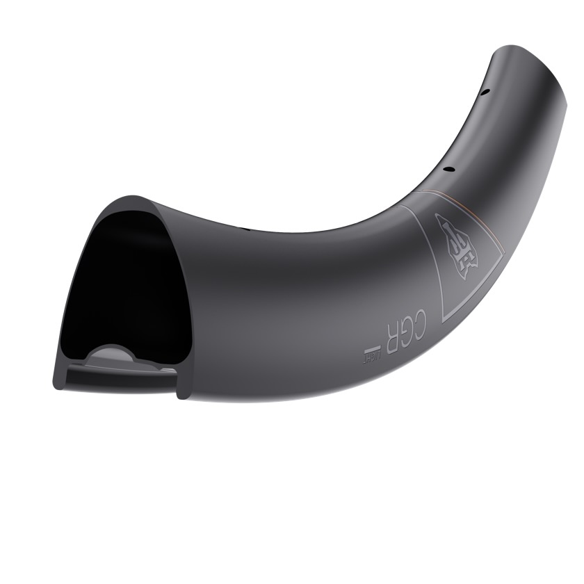 studio image or rendering showing the profile of the WTB CGR i28 rim