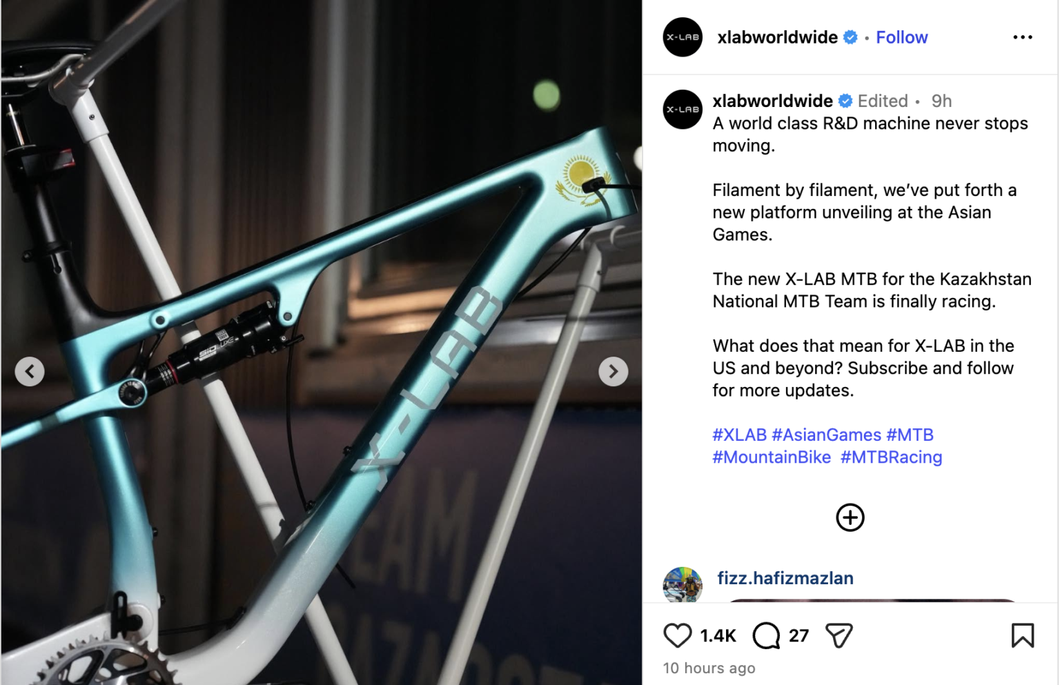 Spotted: X-LAB Teases a Prototype Full Suspension XCO Race Bike