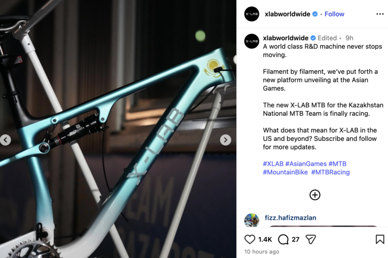 Spotted: X-LAB Teases a Prototype Full Suspension XCO Race Bike