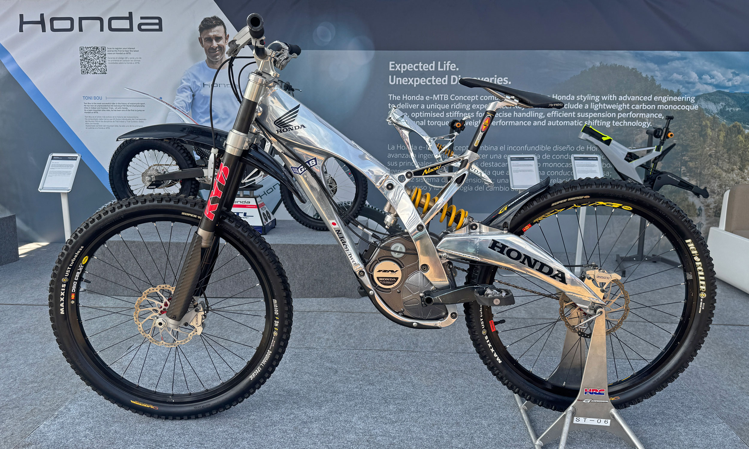 Honda eMTB project concept, inspired by RN01 gearbox DH race bike