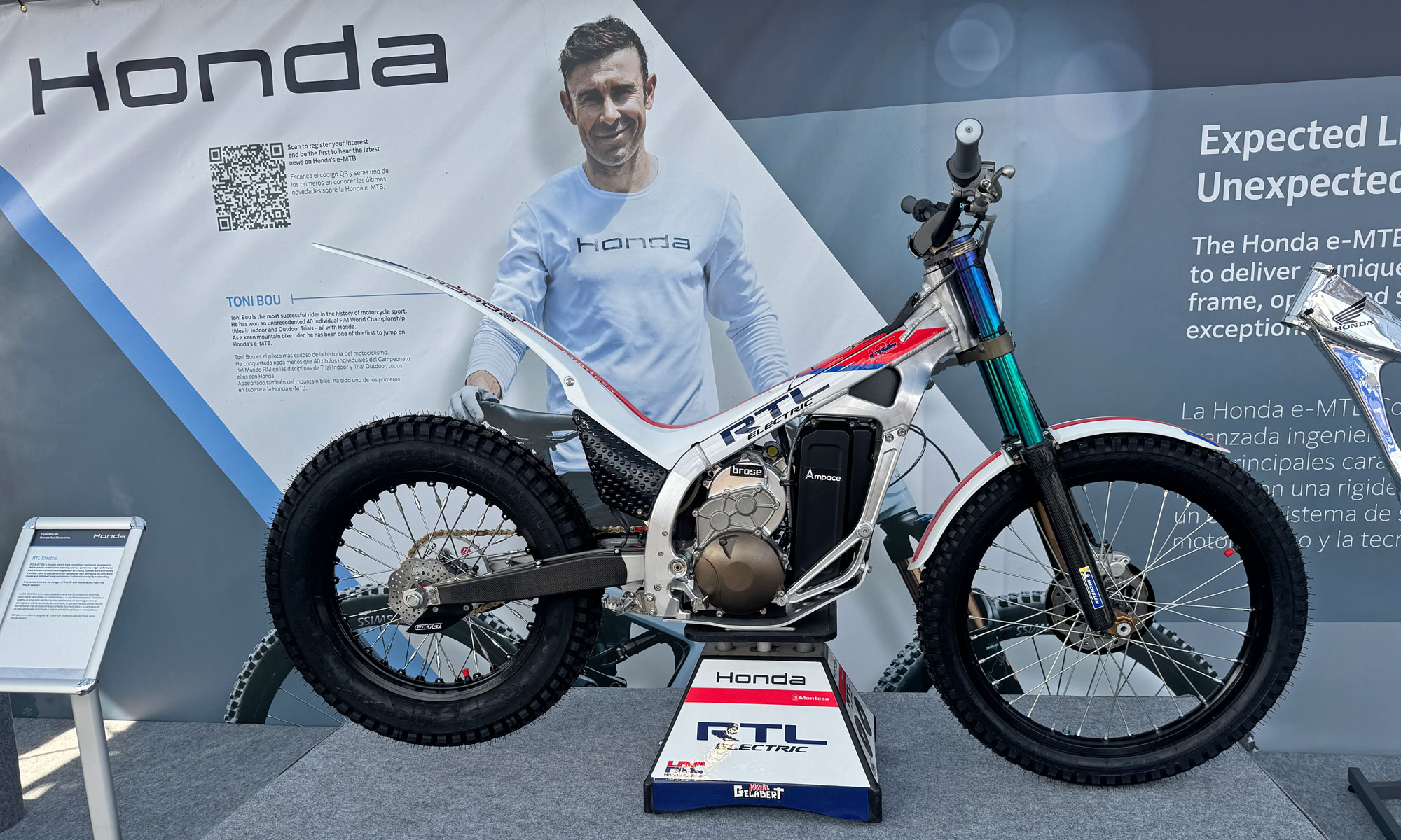 Honda eMTB project concept, inspired by RTL Electric trials motorcycle