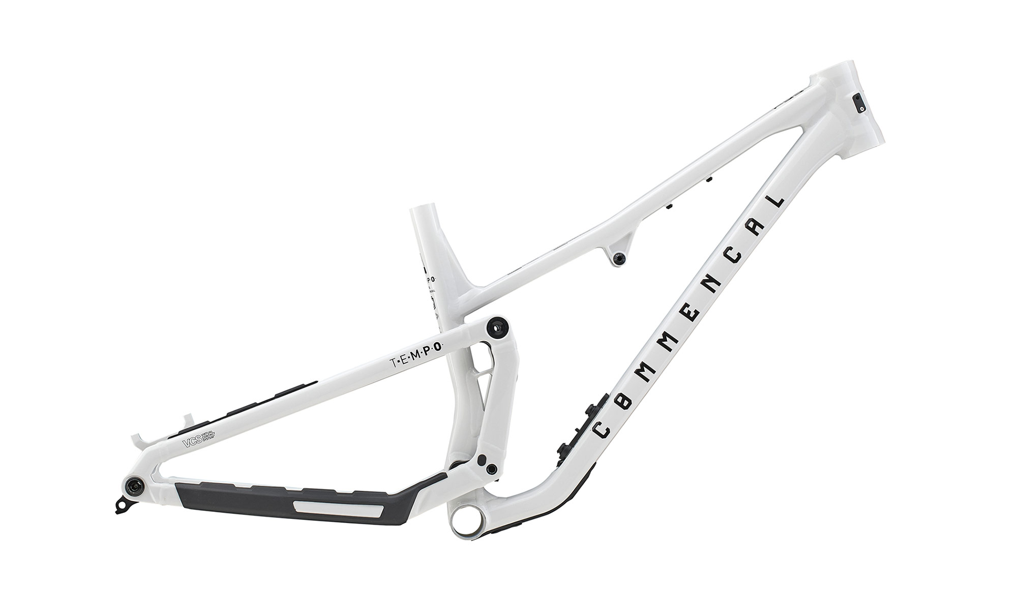 2026 Commencal TEMPO v2 alloy trail bike updated: frame in Pure White