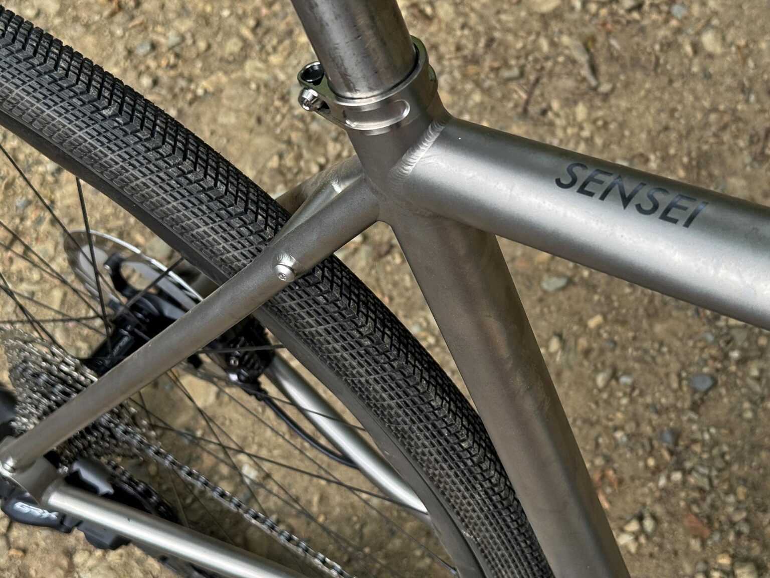 2026 Equator Sensei G4 titanium gravel bike Review: seat cluster