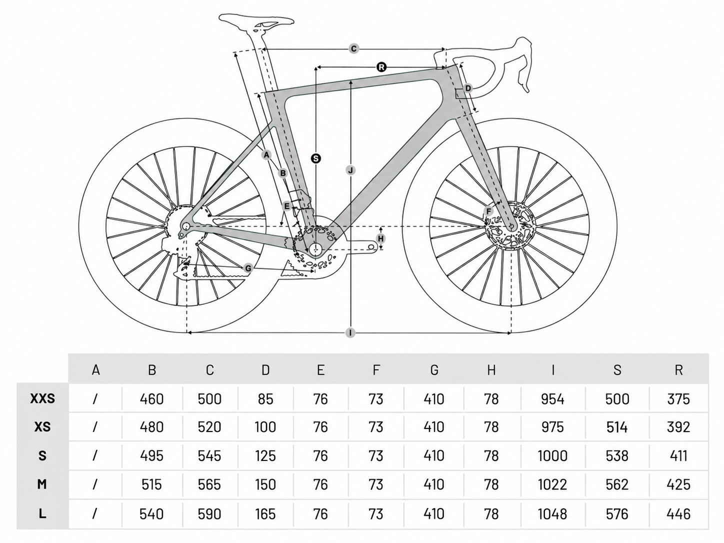 Ridley FALCN RS 2.0 Geometry