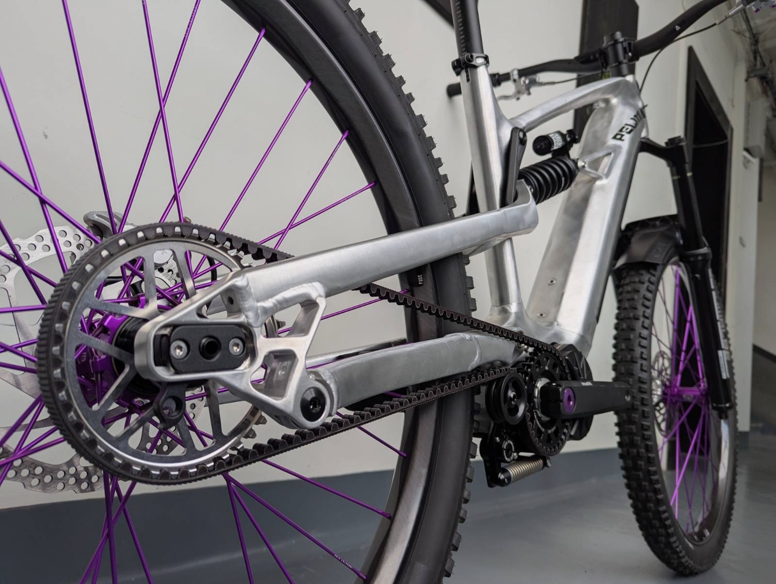 The Alutech ePelmo with a belt drive