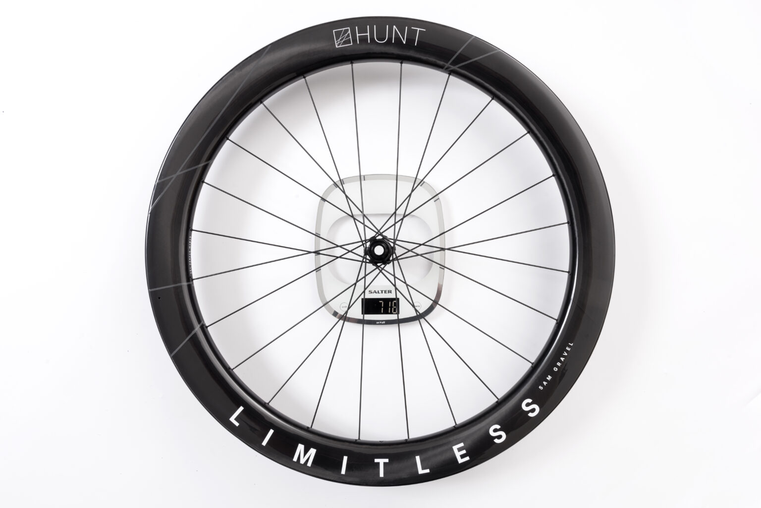 HUNT 5AM Gravel Limitless_SteelSpoke_Weight_Front