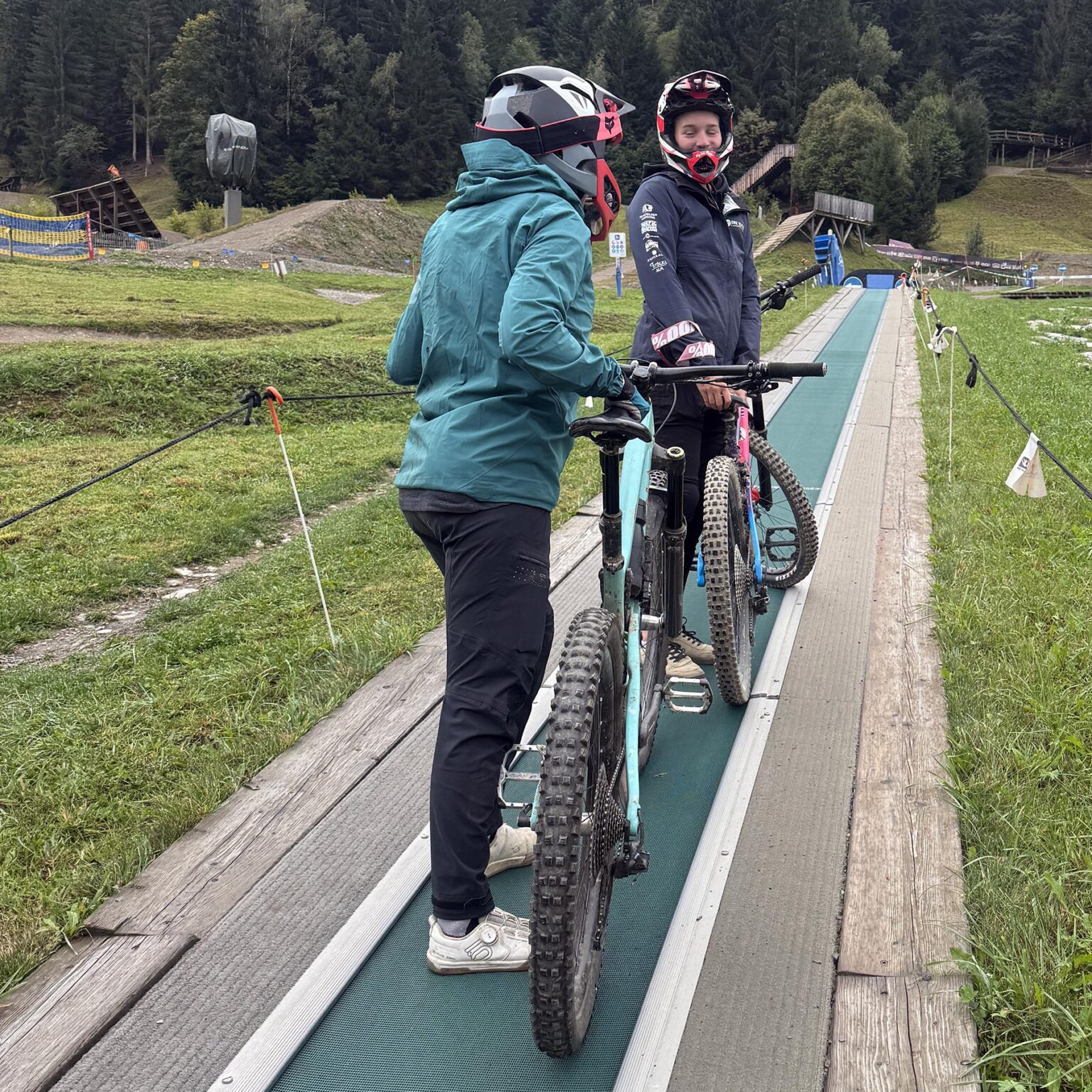 Leogang training with Elements Bike School: magic carpet