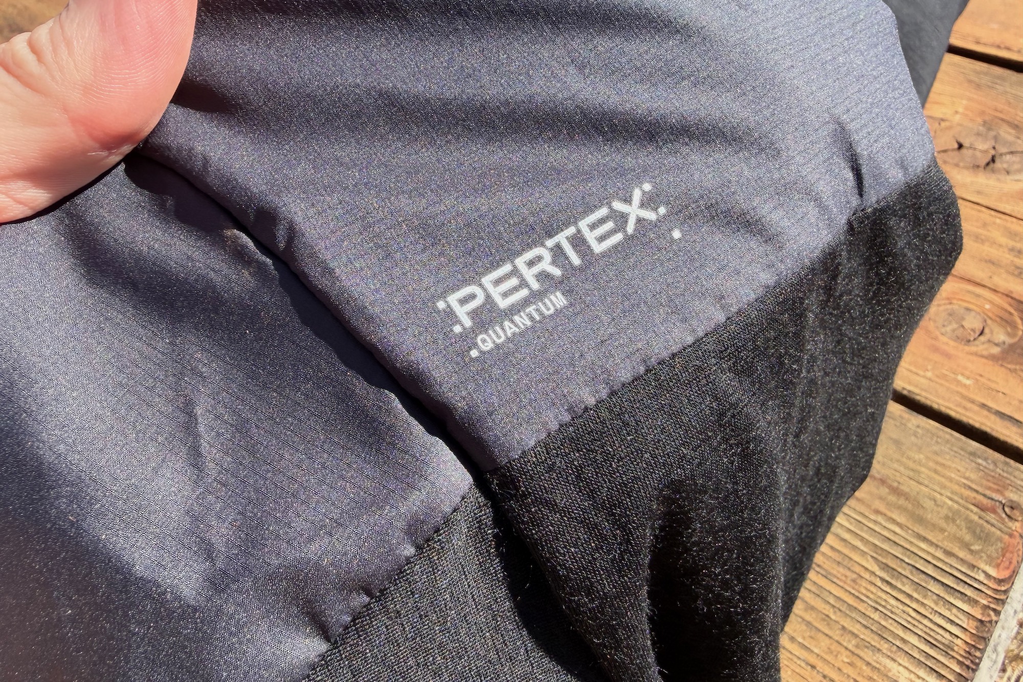 the pertex and the Shift Merino blend on the Diversion Wind Jacket