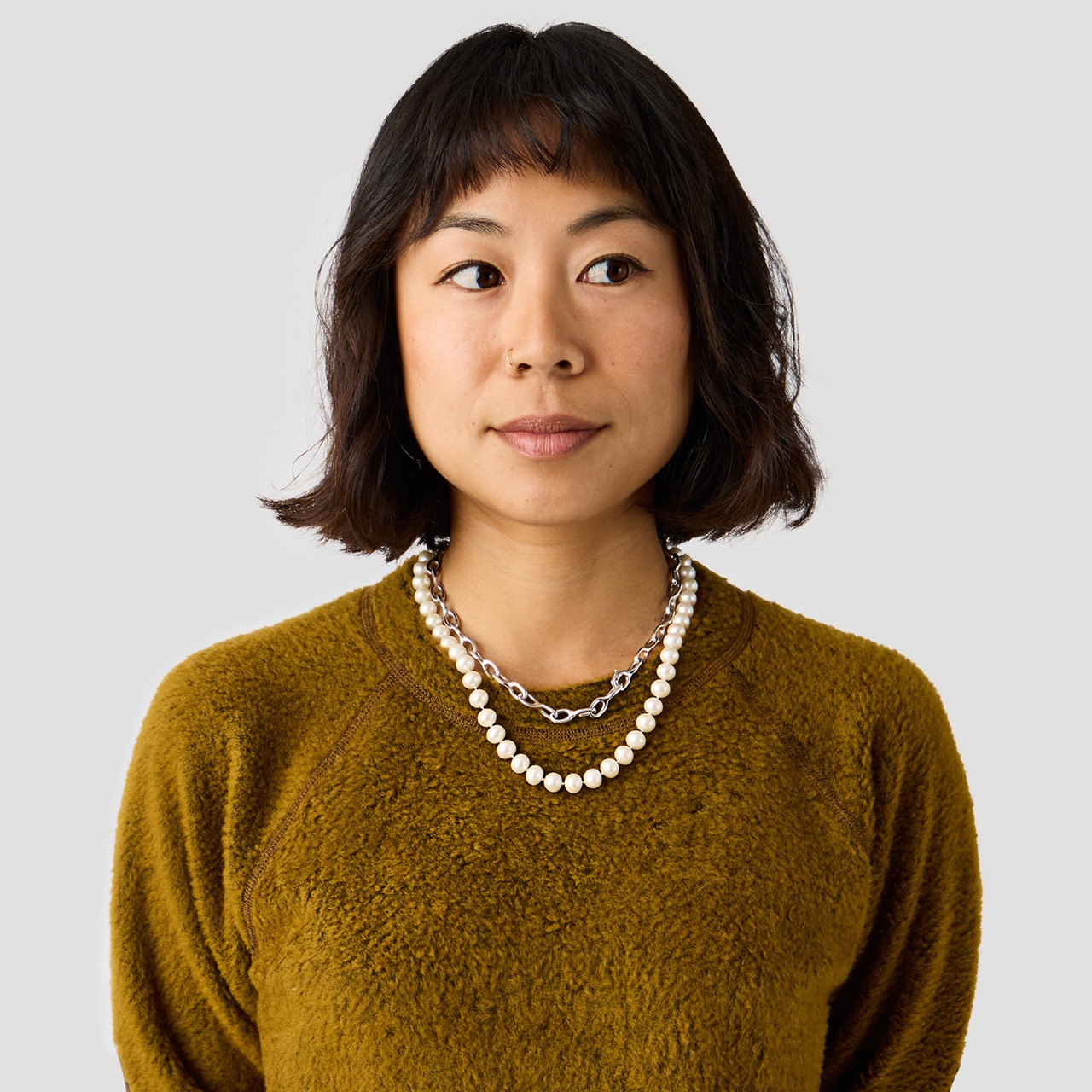Ornot Alpha Wool Pullover close up front womens