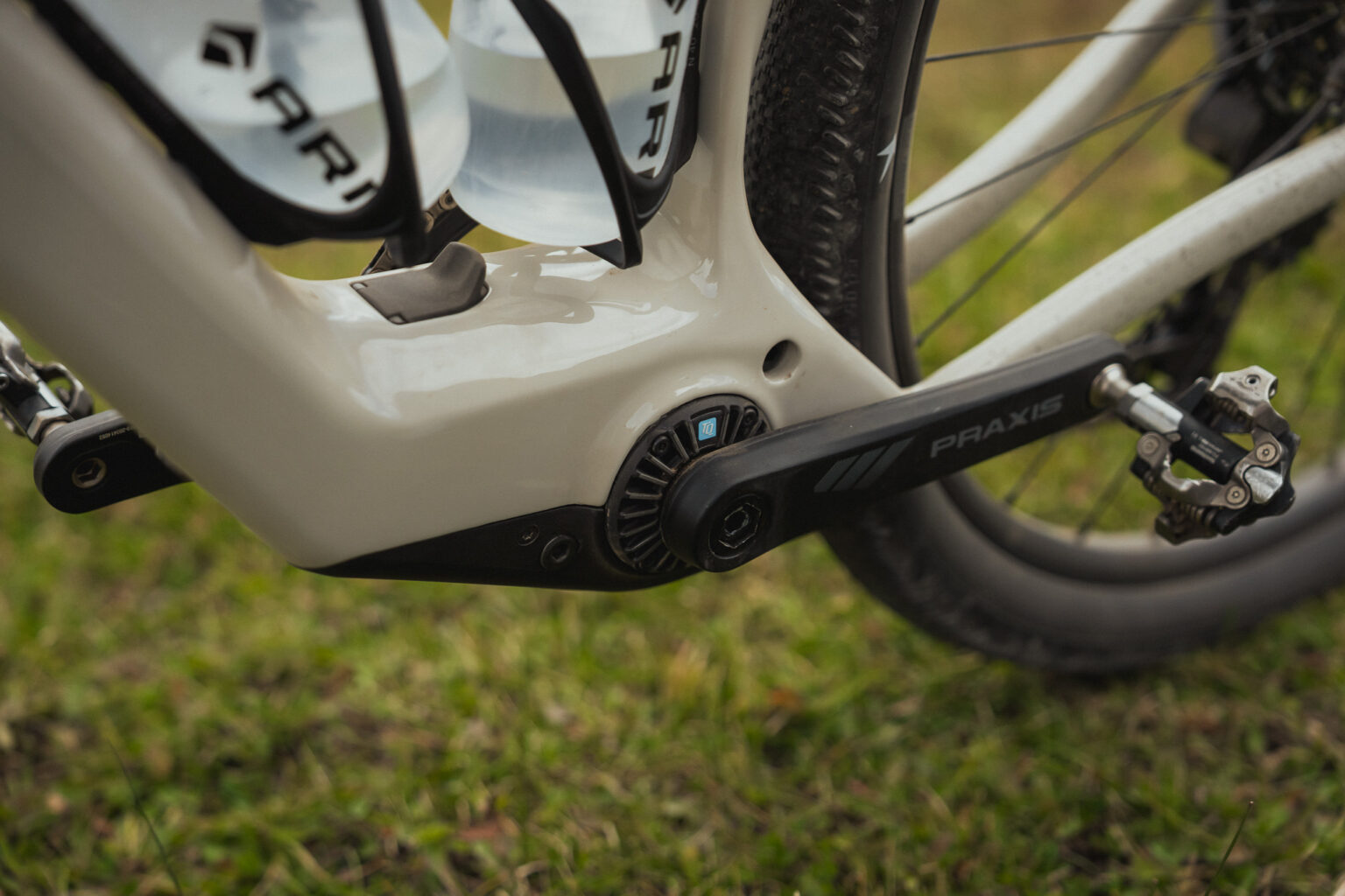 the TQ HPR60 motor on the Shafer HP e-gravel bike