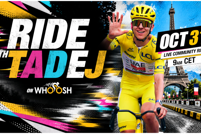 Scary Watts: Jump on a Halloween Ride With Tadej Pogačar & MyWhoosh