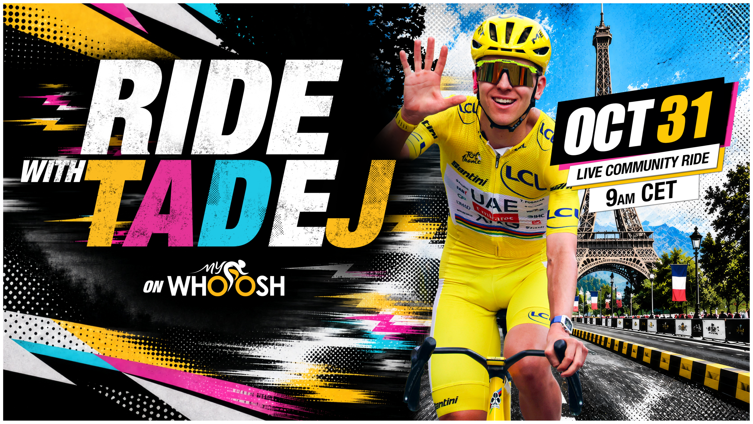 Scary Watts: Jump on a Halloween Ride With Tadej Pogačar & MyWhoosh