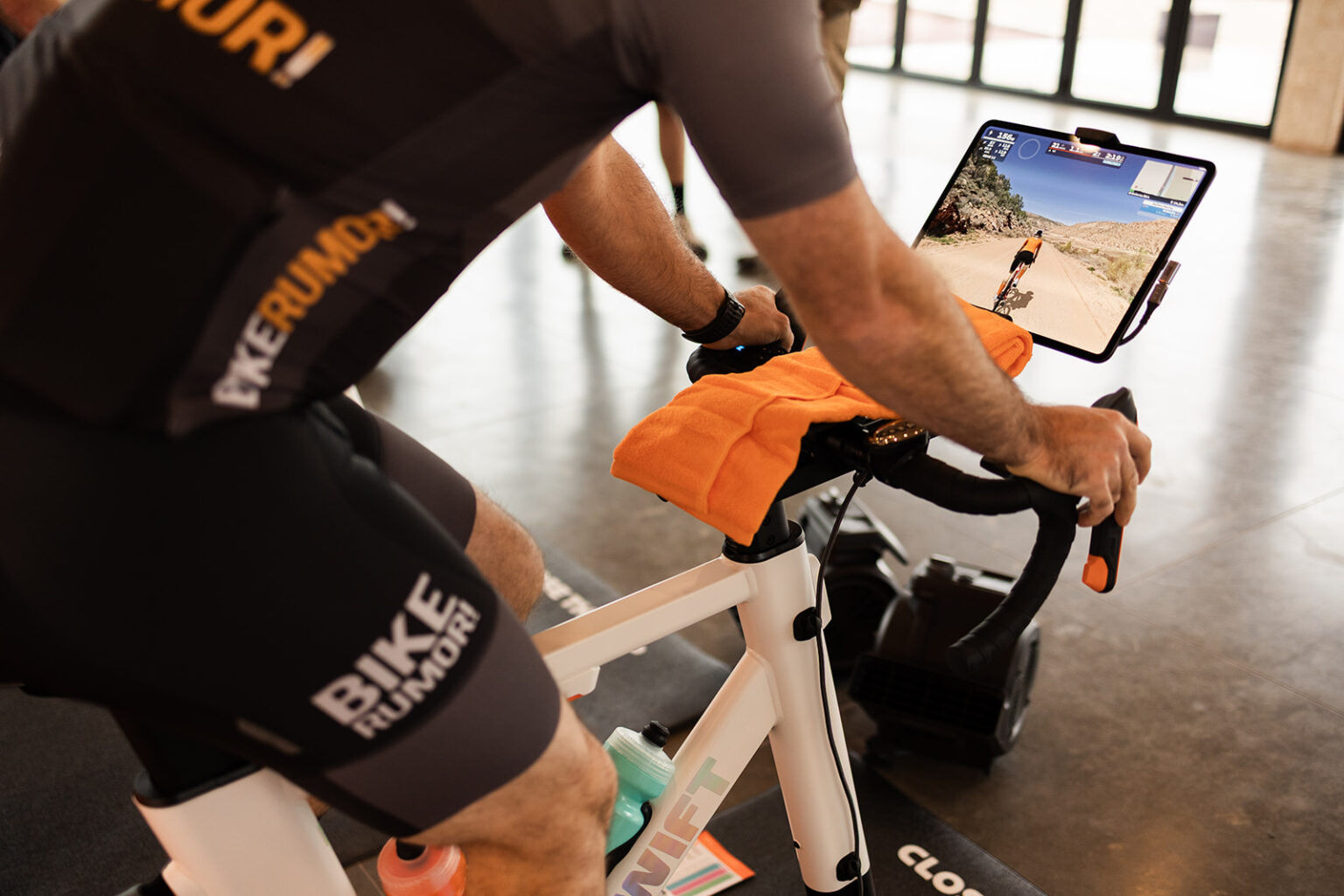 Zwift ride Moab video coach